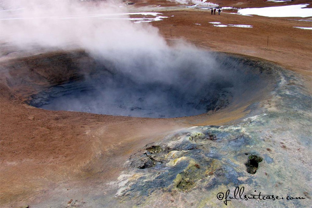 Geothermal area of Namaskard in Northern Iceland