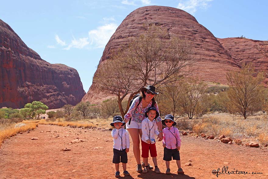traveling with young children to Australian outback