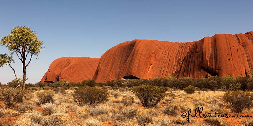 Uluru or Ayers rock from a different perspective