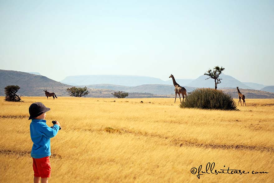 traveling with young children in Africa
