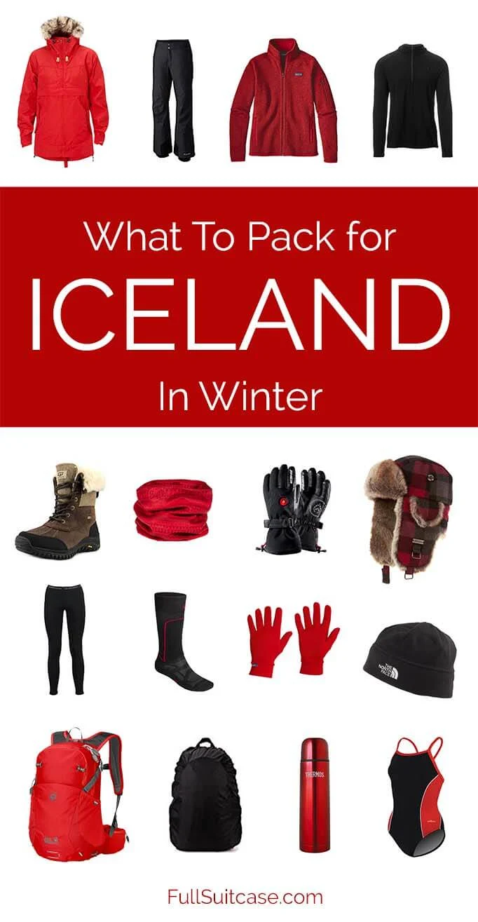 What to wear and what to pack for Iceland in winter