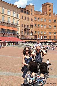 Family trip in Tuscany Italy