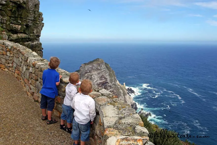 South Africa travel children at Cape Point