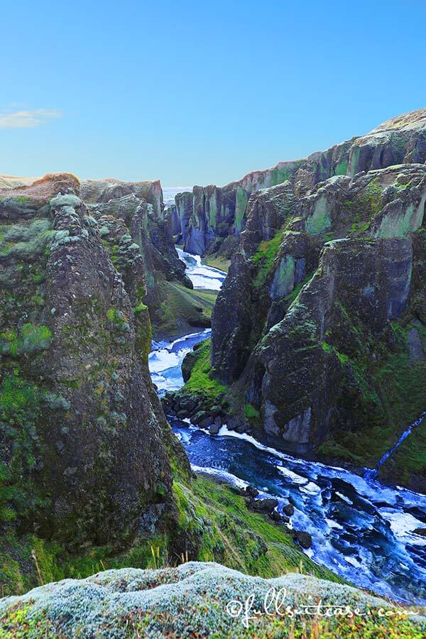 Fjadrargljufur Canyon in Iceland
