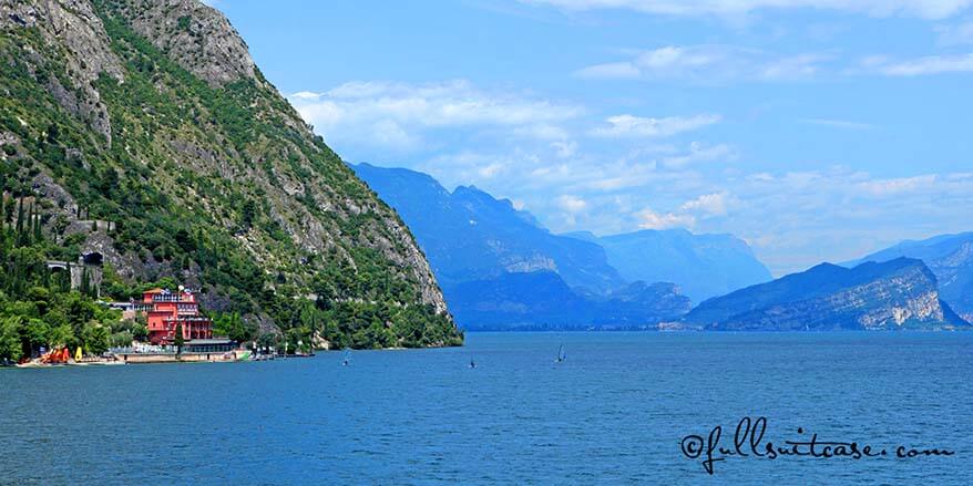 Northern Side of Lake Garda from the ferry boat