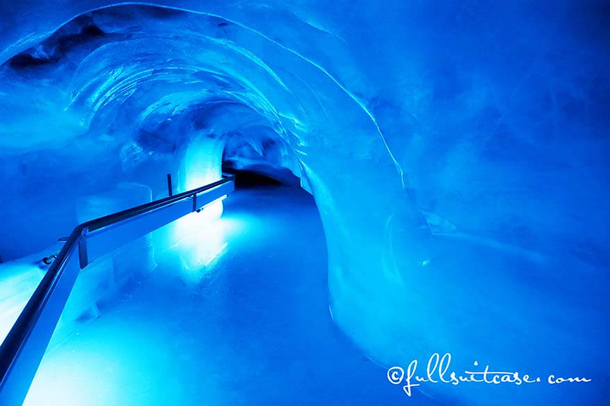 Mount Titlis glacier cave