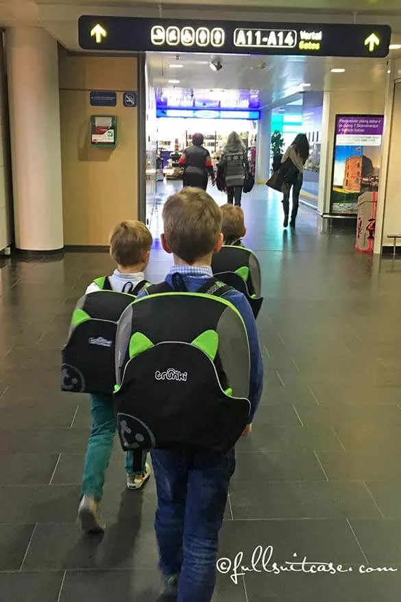 We always take Trunki boostapak for our kids when we travel