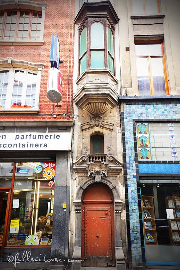 A very narrow house in Antwerp