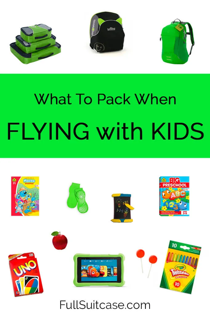 What to Pack for Kids on the Plane (Ages 3-8) + Best Airplane Activities
