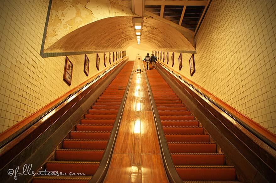 Sint Anna Tunnel Antwerp Belgium