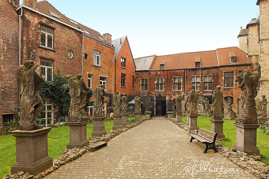 St Paul's church garden Antwerp