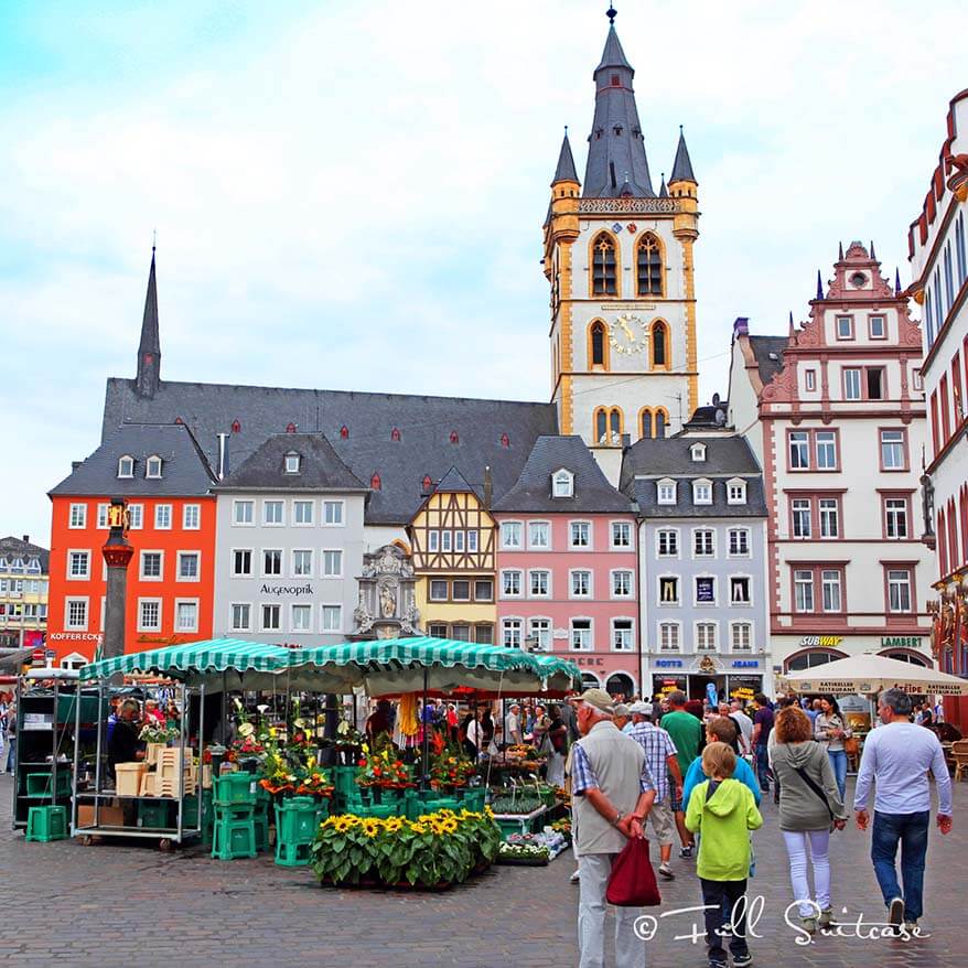Hauptmarkt - Market Square in Trier Germany