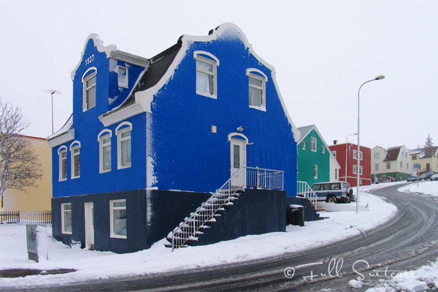 Akureyri snow storm in June