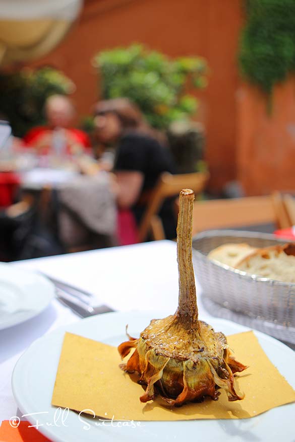 Roman Jewish artichoke - carciofi alla giudia