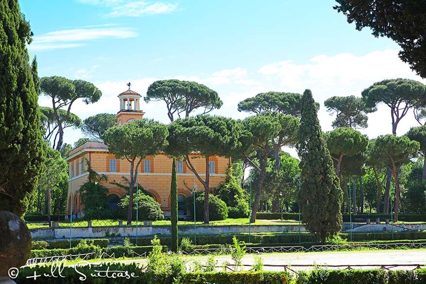Villa Borghese Park in Rome