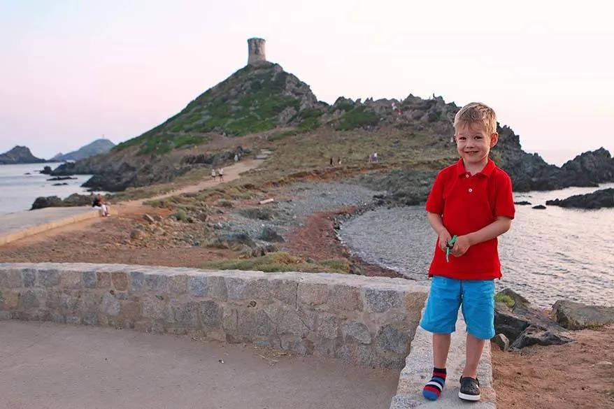 les Iles Sanguinaires in Corsica with kids