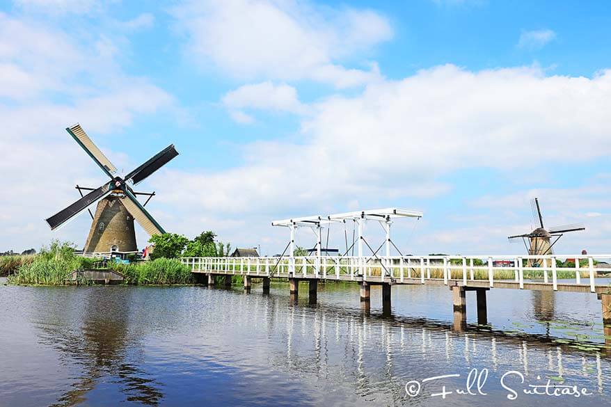 Nederwaard windmill in Kinderdijk