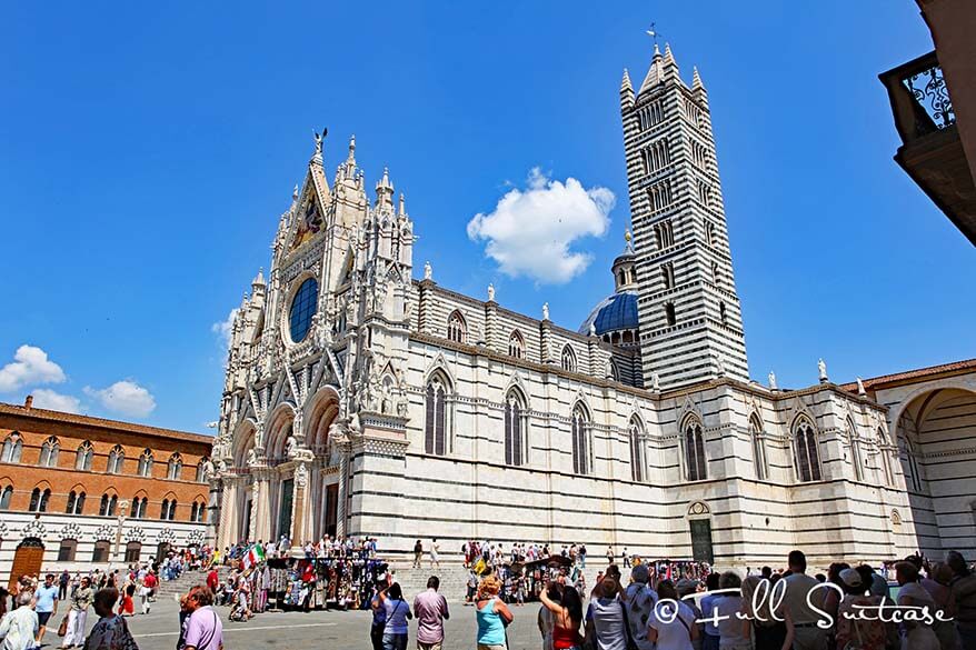 Cathedral of Siena in Tuscany