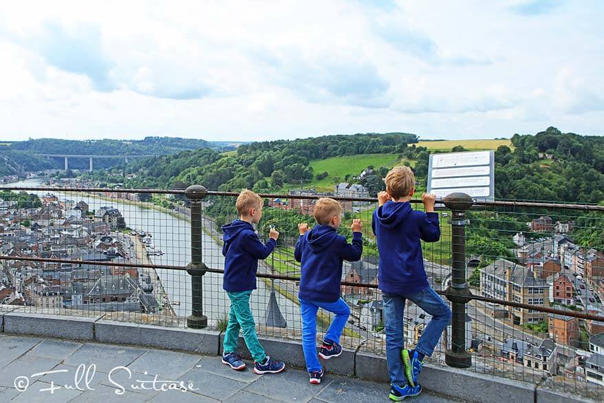 Visiting Dinant with kids