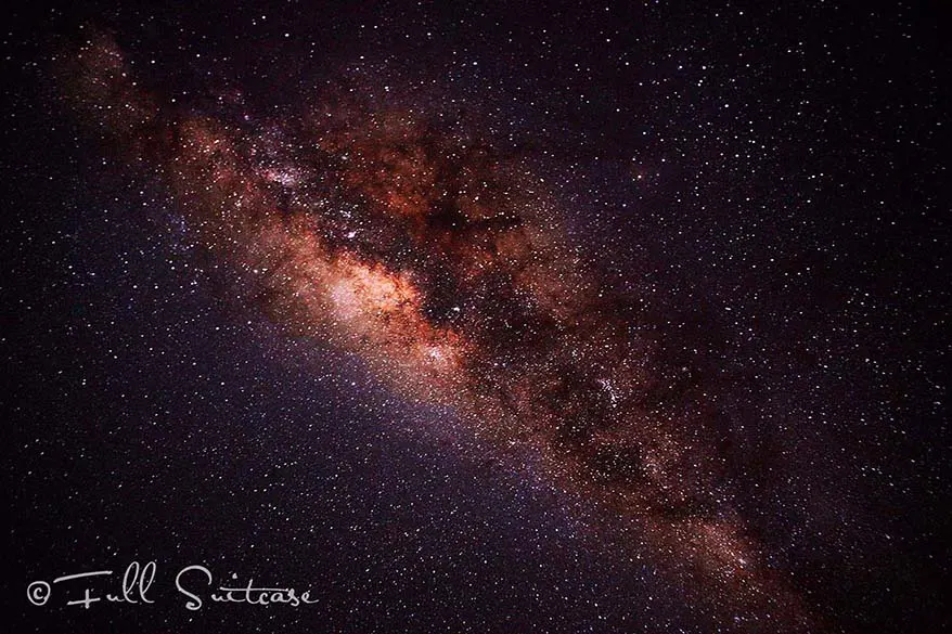 Night sky and Milky Way Namibia