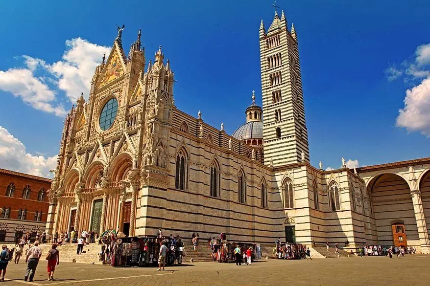 Siena is one of the most beautiful towns in Tuscany