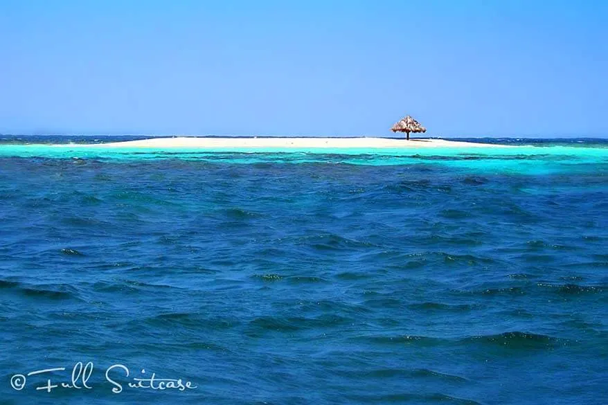 Tiny Mopion island near PSV in the Caribbean