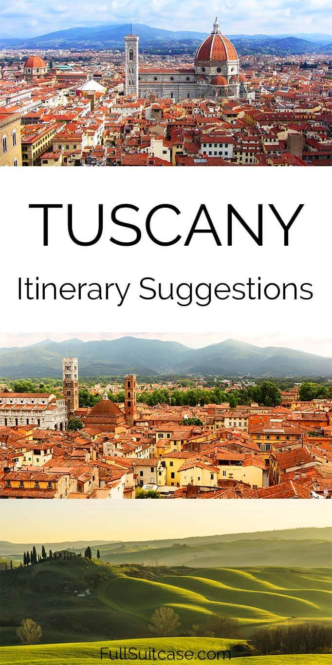 Tuscany itinerary - how to see the best of Tuscany in one week