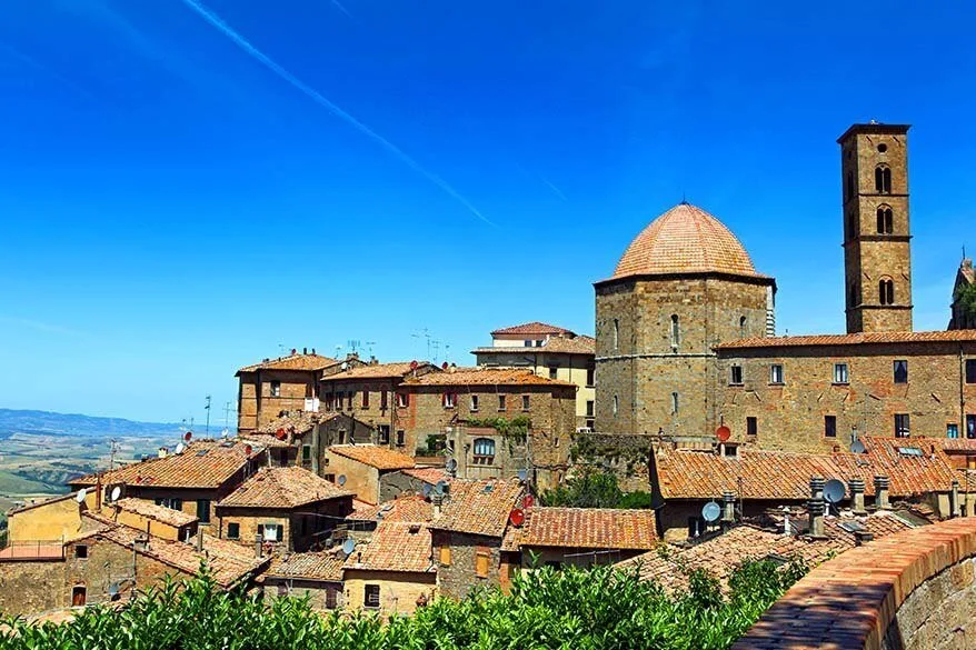 Volterra town in Tuscany Italy