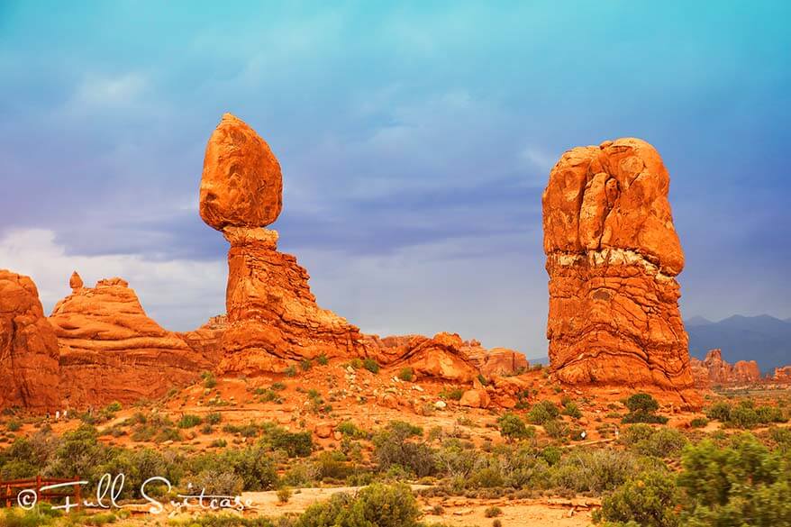 Parque Nacional de los Arcos de la Roca Equilibrada