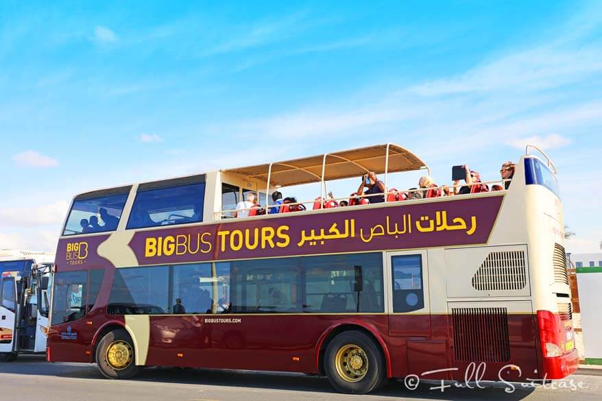 Big bus hop-on hop-off tour in Dubai