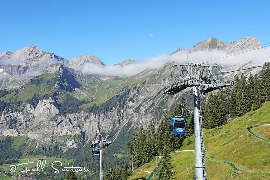 Kandersteg cable car to Oeschinen Lake