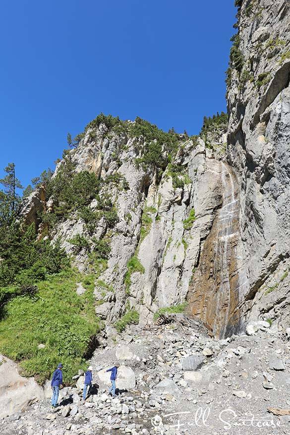 Hiking at Oeschinen Lake in Switzerland