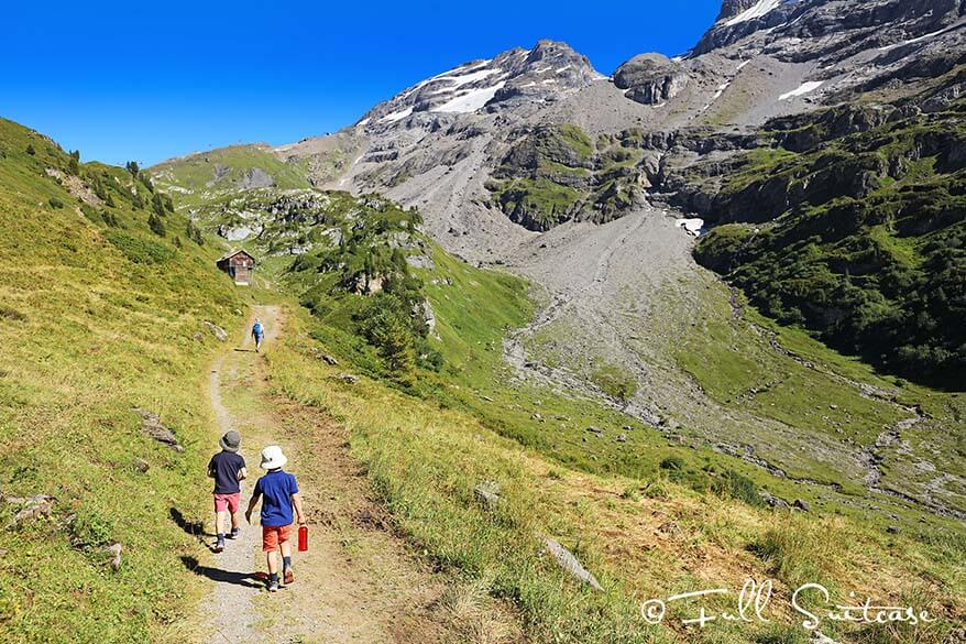 Four Lakes hike with kids - Engelberg Switzerland