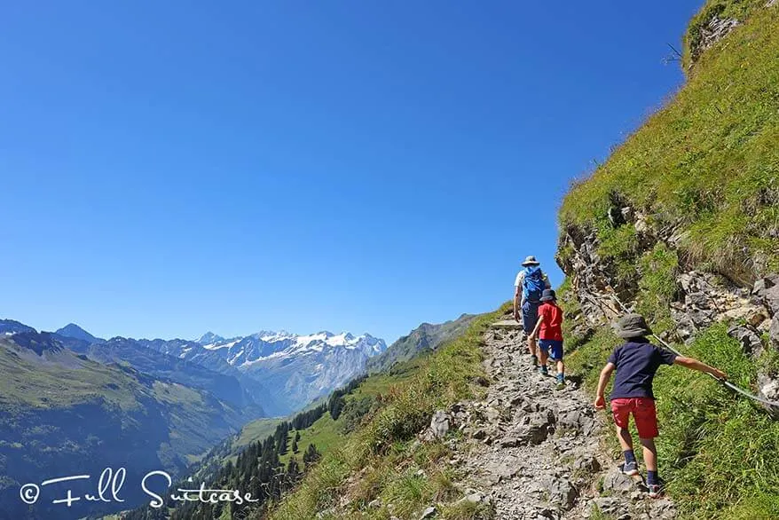 Hiking to Tannensee Lake from Engstlenalp in Switzerland
