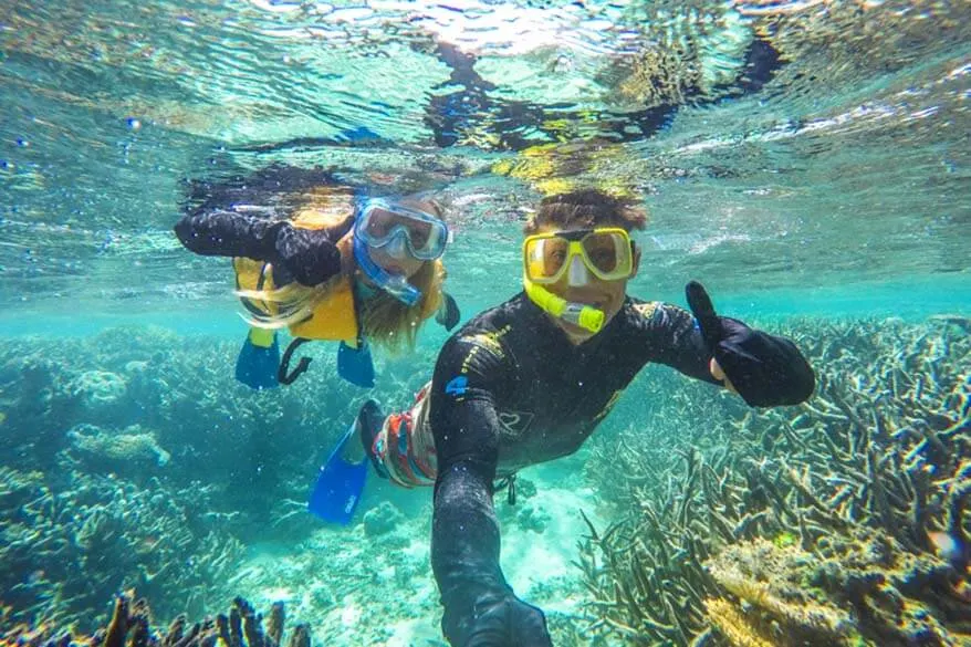 Snorkelling at the Great Barrier Reef