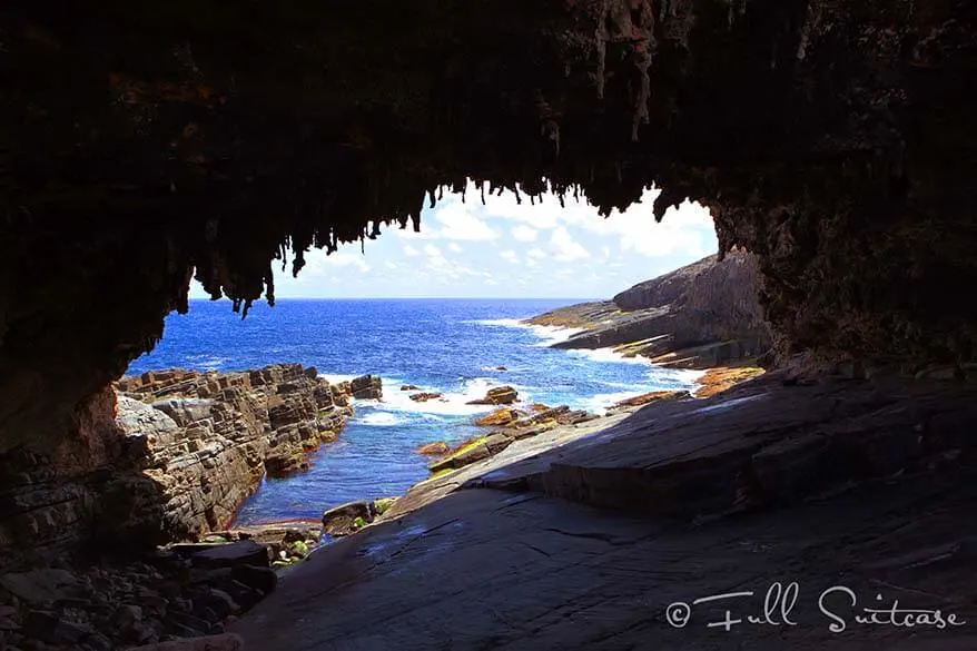 Admirals Arch on Kangaroo Island Australia