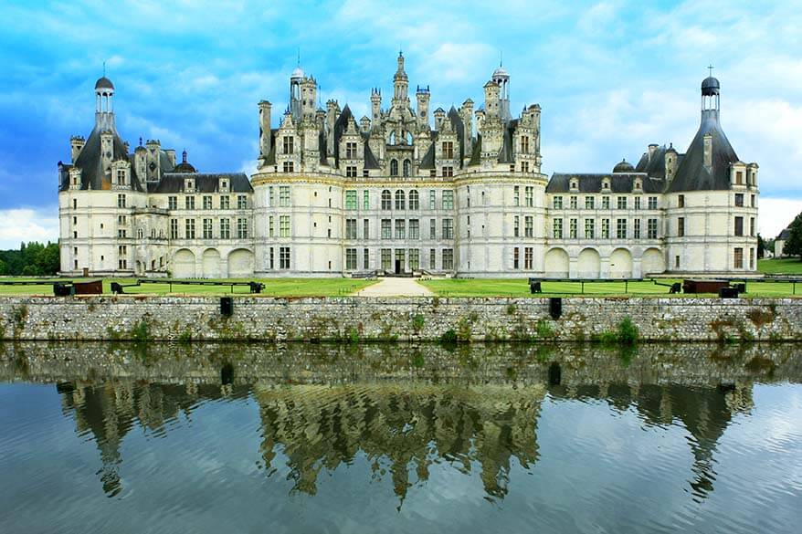 Chambord Castle in the Loire Valley in France