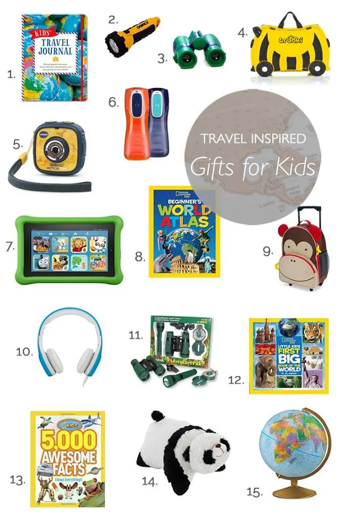 Great non-toy gift ideas for traveling kids. Our kids love these!