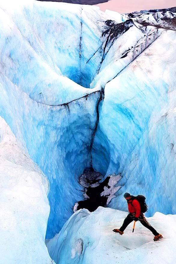 Glaciale escursioni sui ghiacciai in Islanda