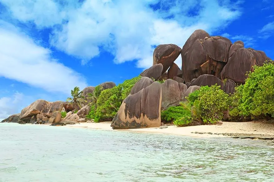 La Digue Island in the Seychelles