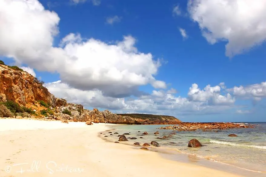 Stokes bay beach on Kangaroo Island