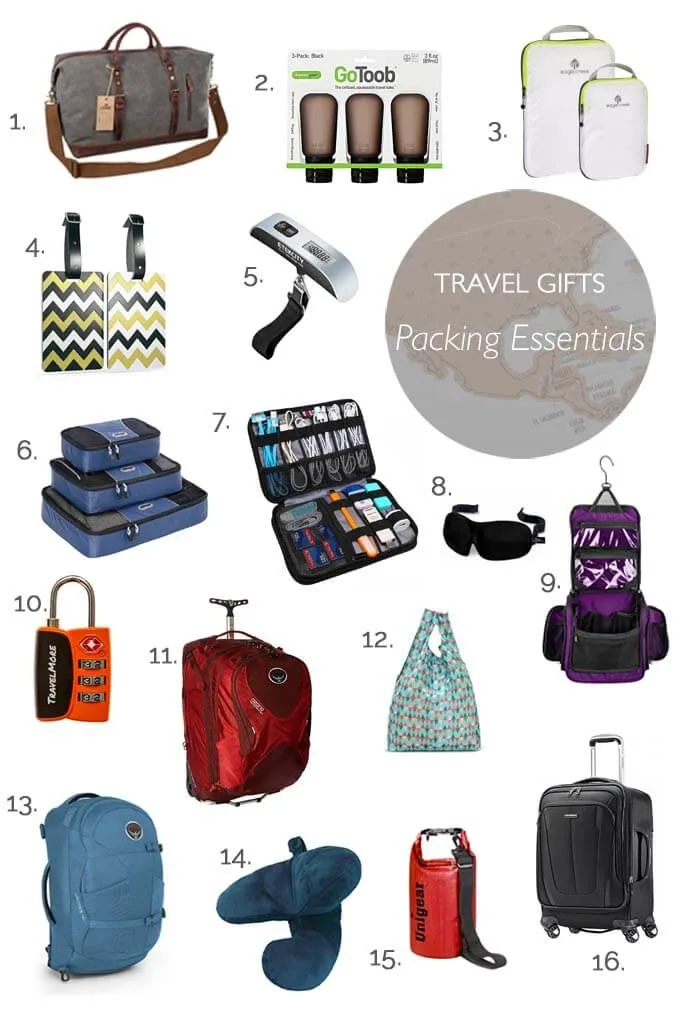 Best travel gifts - packing essentials for every traveller