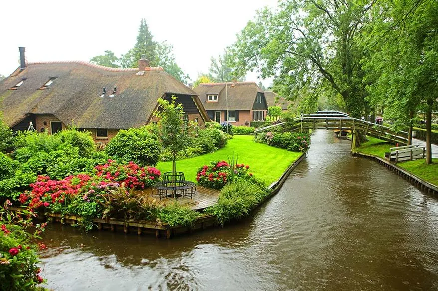 Giethoorn in the Netherlands - just one of the amazing day trips you can make from Amsterdam