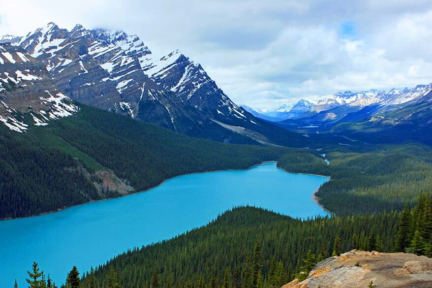 Peyto Lake lookout, Icefields Parkway Canada