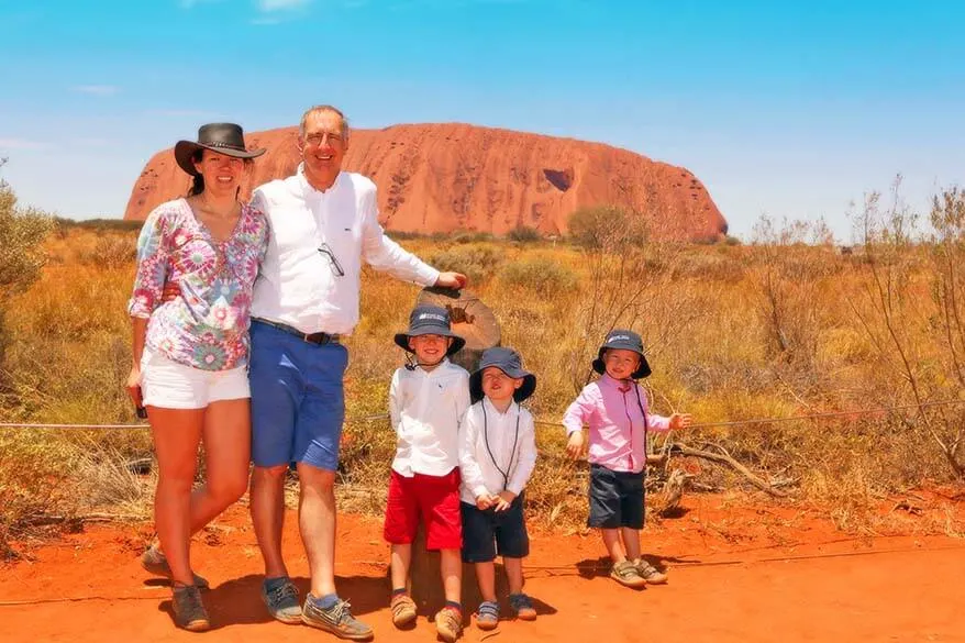Family trip to Red Centre Australia - Ayers Rock Uluru