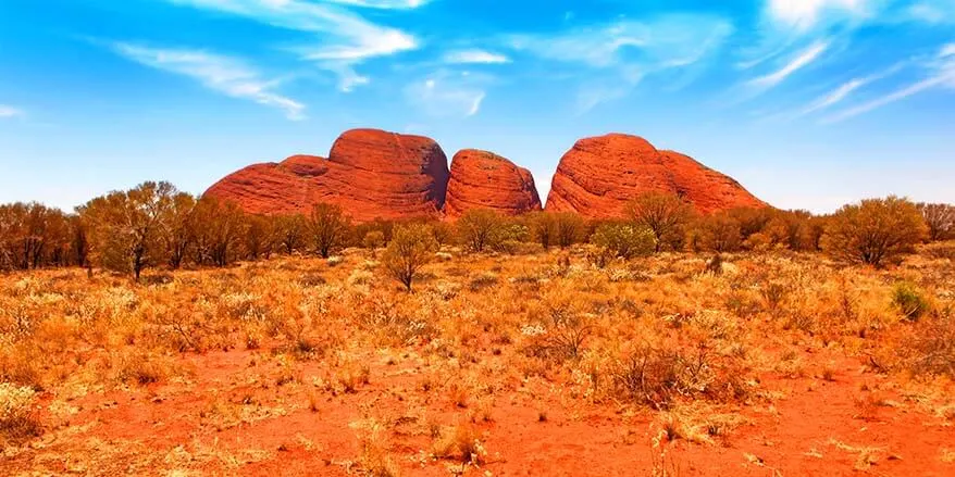 Kata Tjuta or the Olgas in Australian Outback