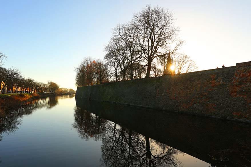 The ramparts of Ypres Belgium