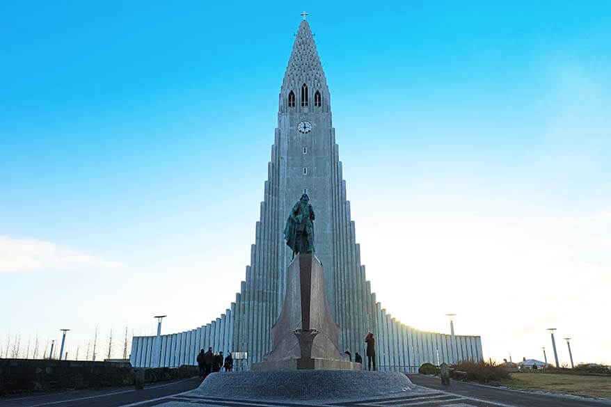 Iceland itinerary - Hallgrimskirkja church in Reykjavik