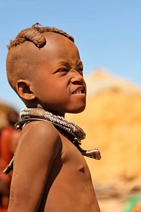 Himba boy in Namibia