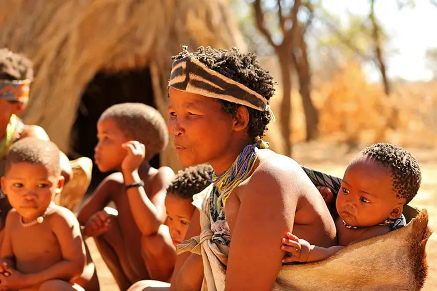 Meeting the San people in Namibia
